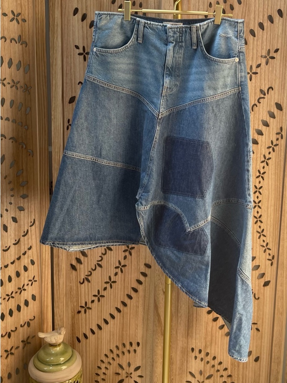NWOT We The Free Piece Of Work Denim
Midi Skirt - Picture 12 of 13
